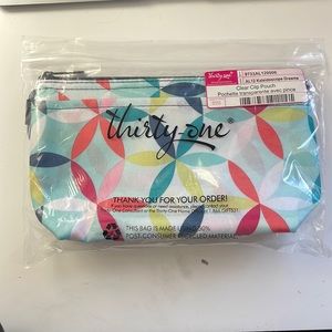 Thirty-one clear clip pouch